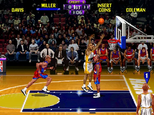 NBA 篮球 1996 (修正版 L1.1 04/16/96)游戏封面