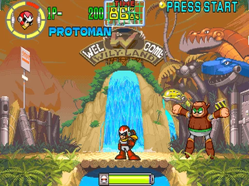 洛克人：力量之战（CPS2 美版样品版）游戏封面