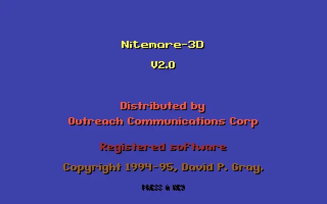 噩梦3D游戏封面