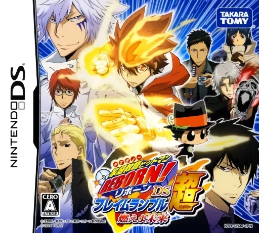家庭教师 Hitman Reborn! DS 火焰震动 超燃烧未来游戏封面